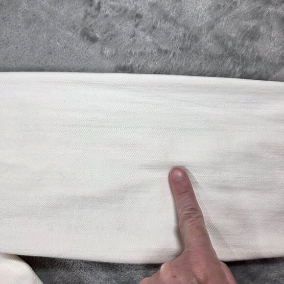 Ralph Lauren Jeans Co Jacket Womens M Ivory Denim Beaded Southwestern Boho - Picture 11 of 13